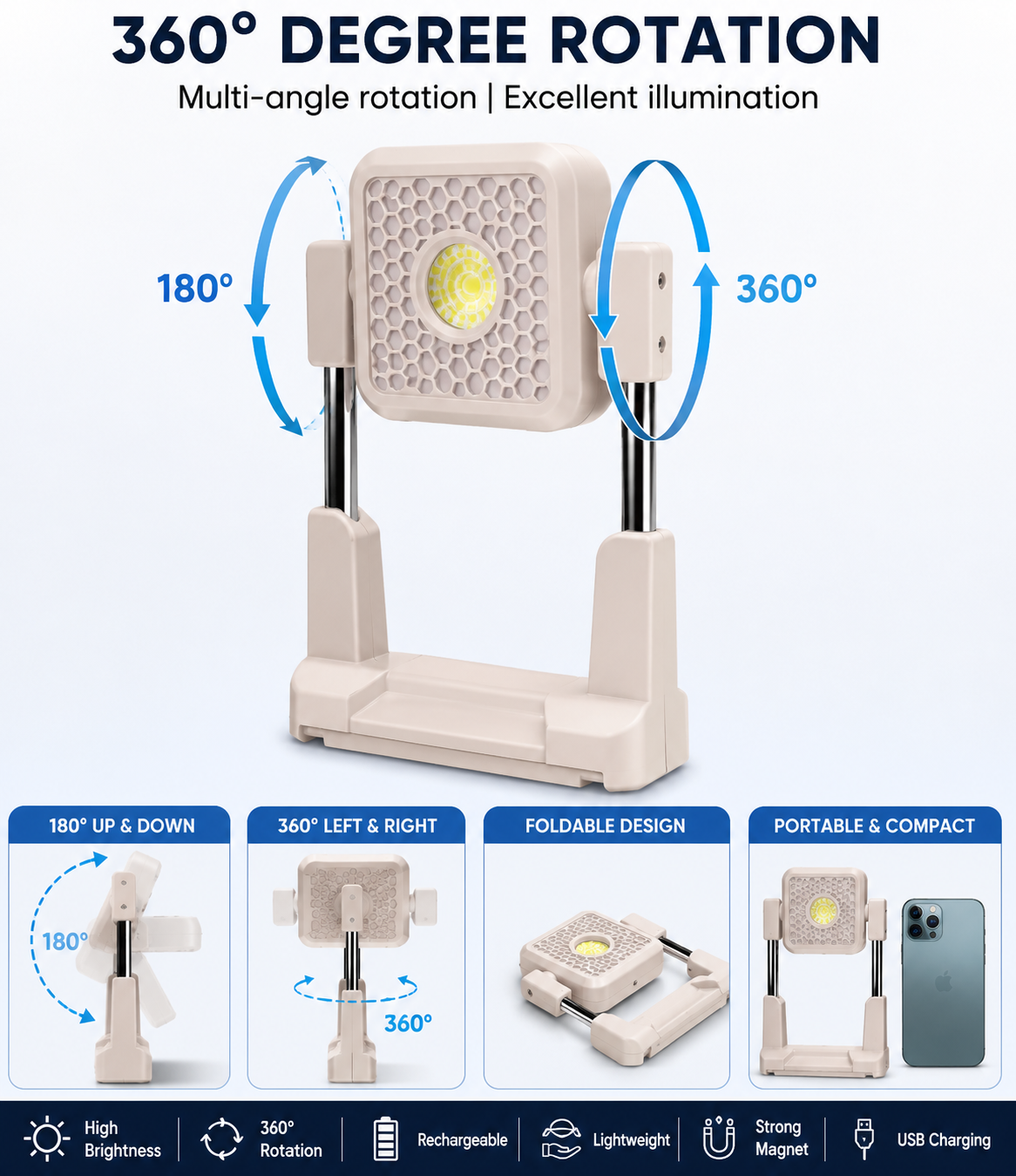 Multifunctional Adjustable Work Light