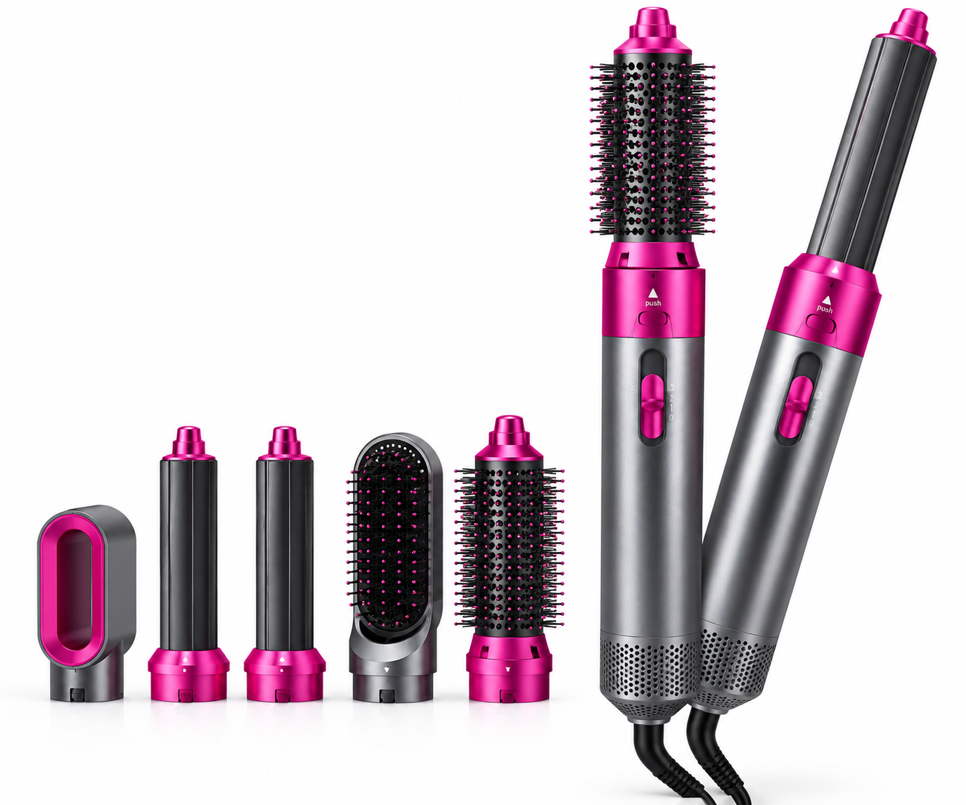 5-in-1 Hot Air Brush – Hair Dryer, Styler & Volumizer