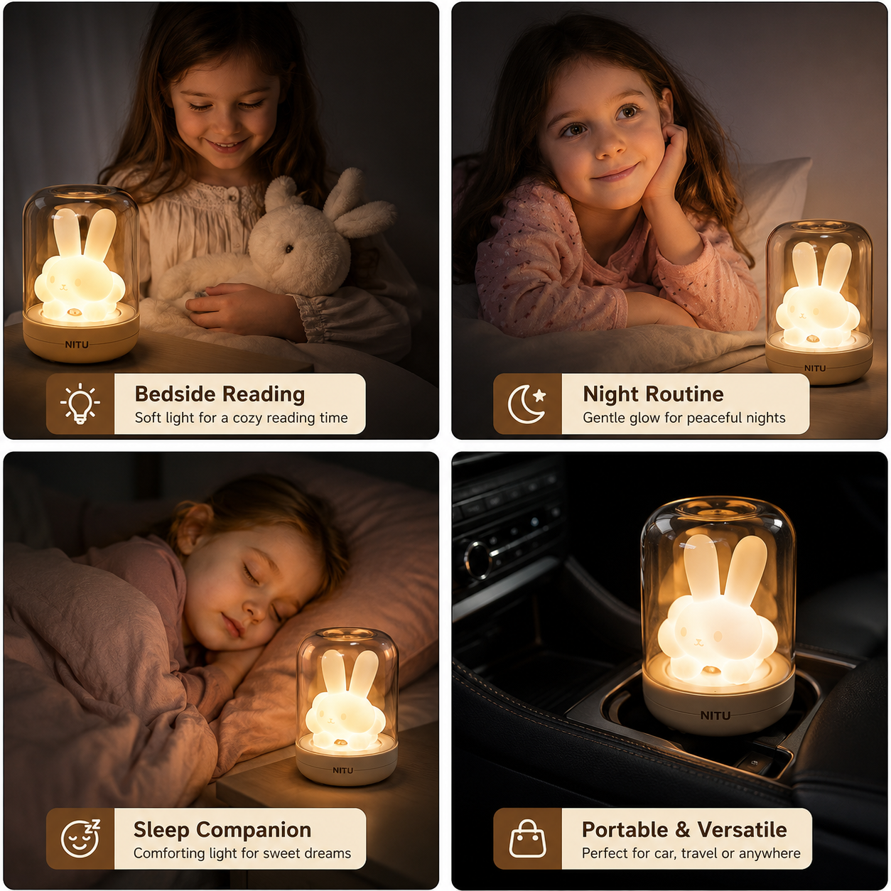 Cute Ambient Mosquito Lamp – Stylish 2-in-1 Mosquito Control & Ambient Light