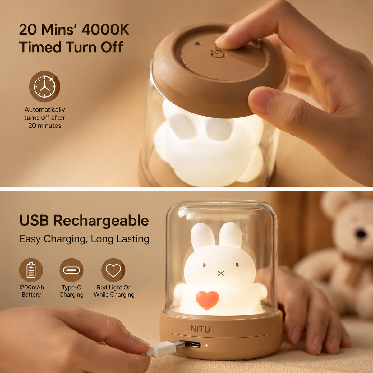 Cute Ambient Mosquito Lamp – Stylish 2-in-1 Mosquito Control & Ambient Light